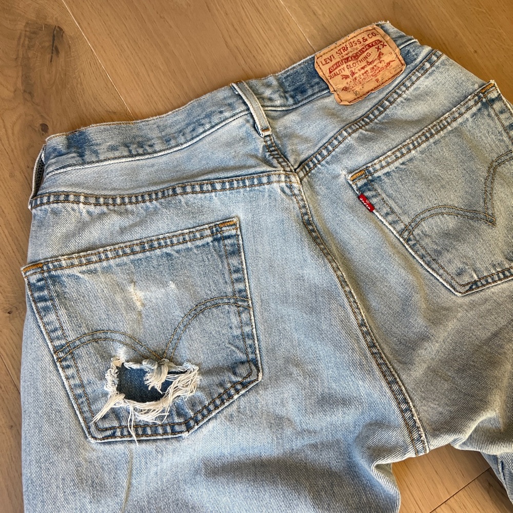 Aligrace Bridgette Baggy Levi’s Size 28 Light Wash